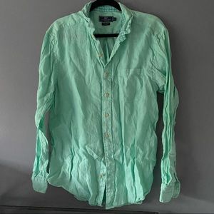 Mens Vineyard Vines Linen Longsleeve Button-Up
